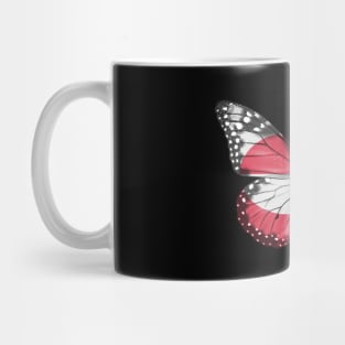 Greenlandic Flag  Butterfly - Gift for Greenlandic From Greenland Mug